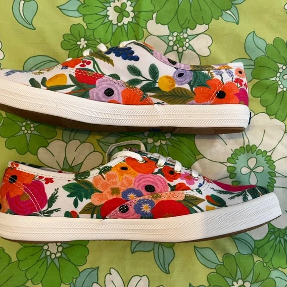 NWT Keds x Rifle Paper Co Champion Garden Party - Picture 3 of 7